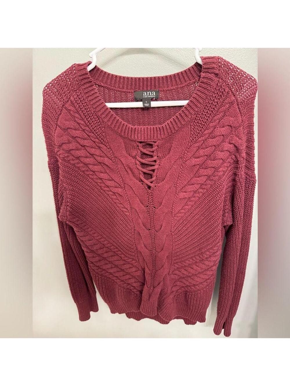 Women's Red Sweater Size LG